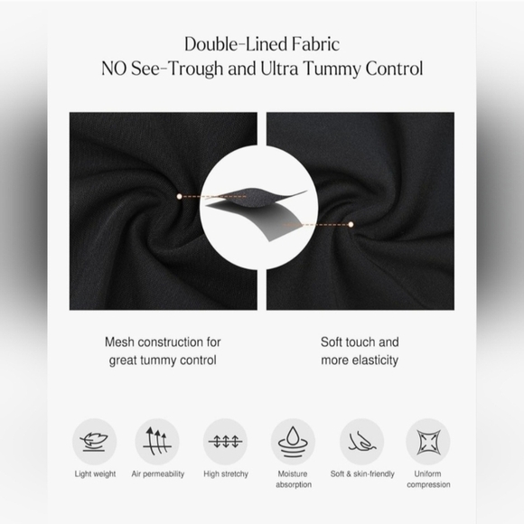 Deep V-Neck Low Back Sculpting Thong Bodysuit #957 NWOT - Picture 8 of 11